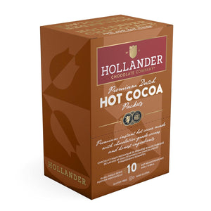 Hollander Premium Dutched Hot Cocoa Single Serve Packets