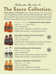 Hollander Pumpkin Pie Café Sauce