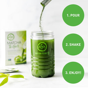 Aiya Matcha To Go - Unsweetened (10ct)