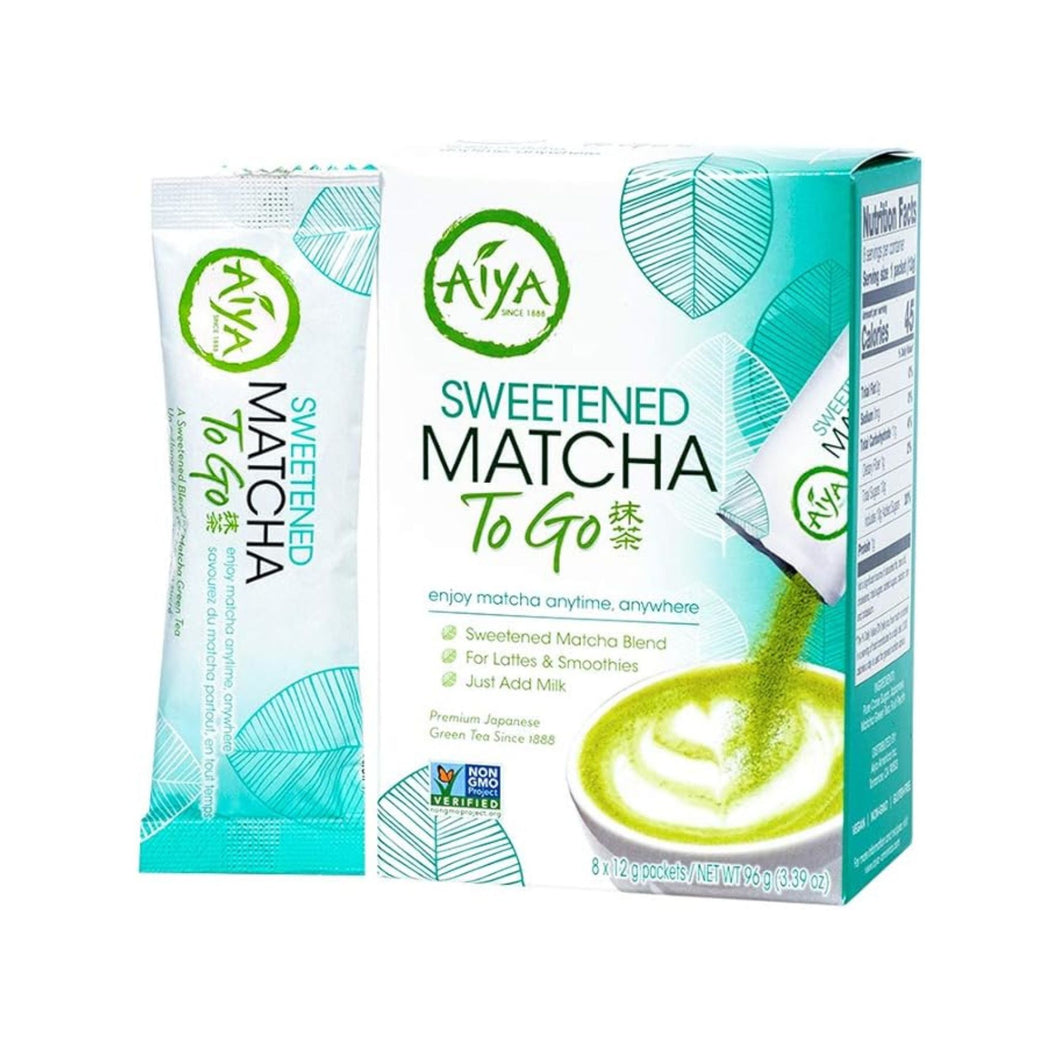 Aiya Matcha To Go - Sweetened (8ct)