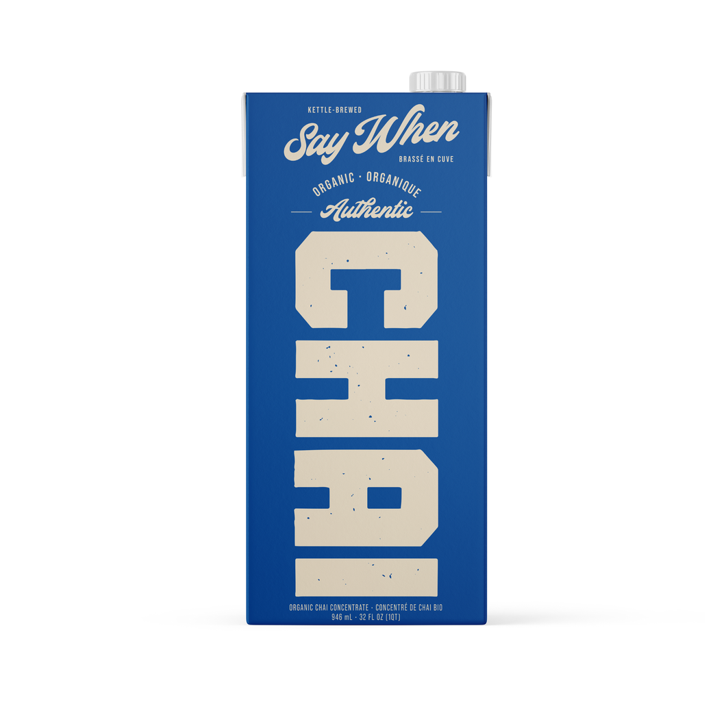 Say When Organic Authentic Chai