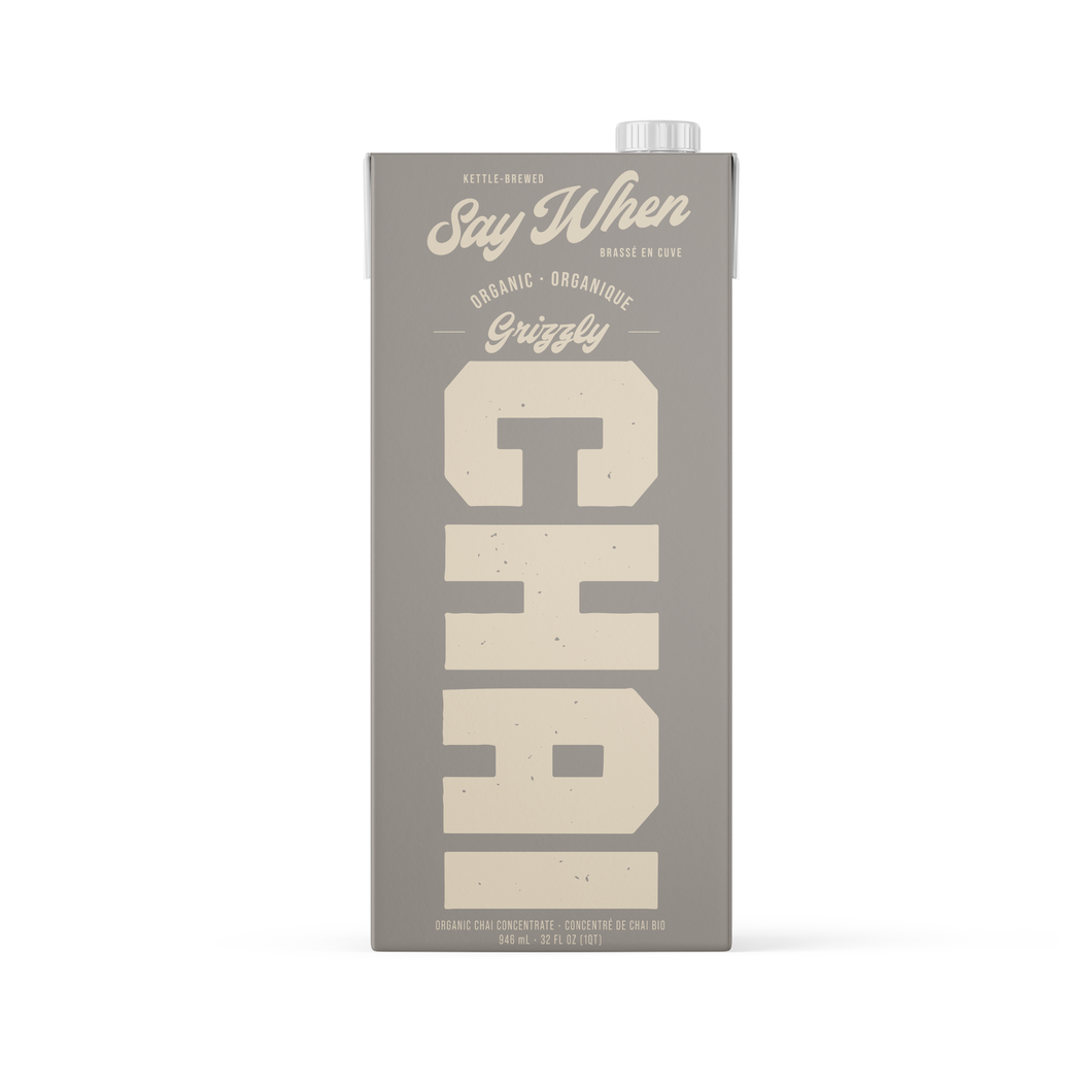 Say When Organic Grizzly Chai