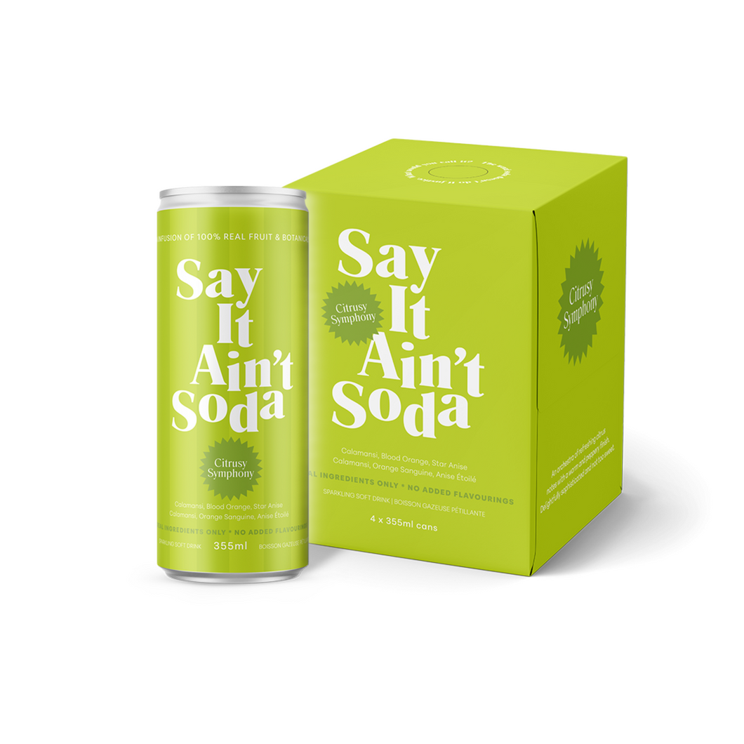 Say It Ain't Soda Citrusy Symphony