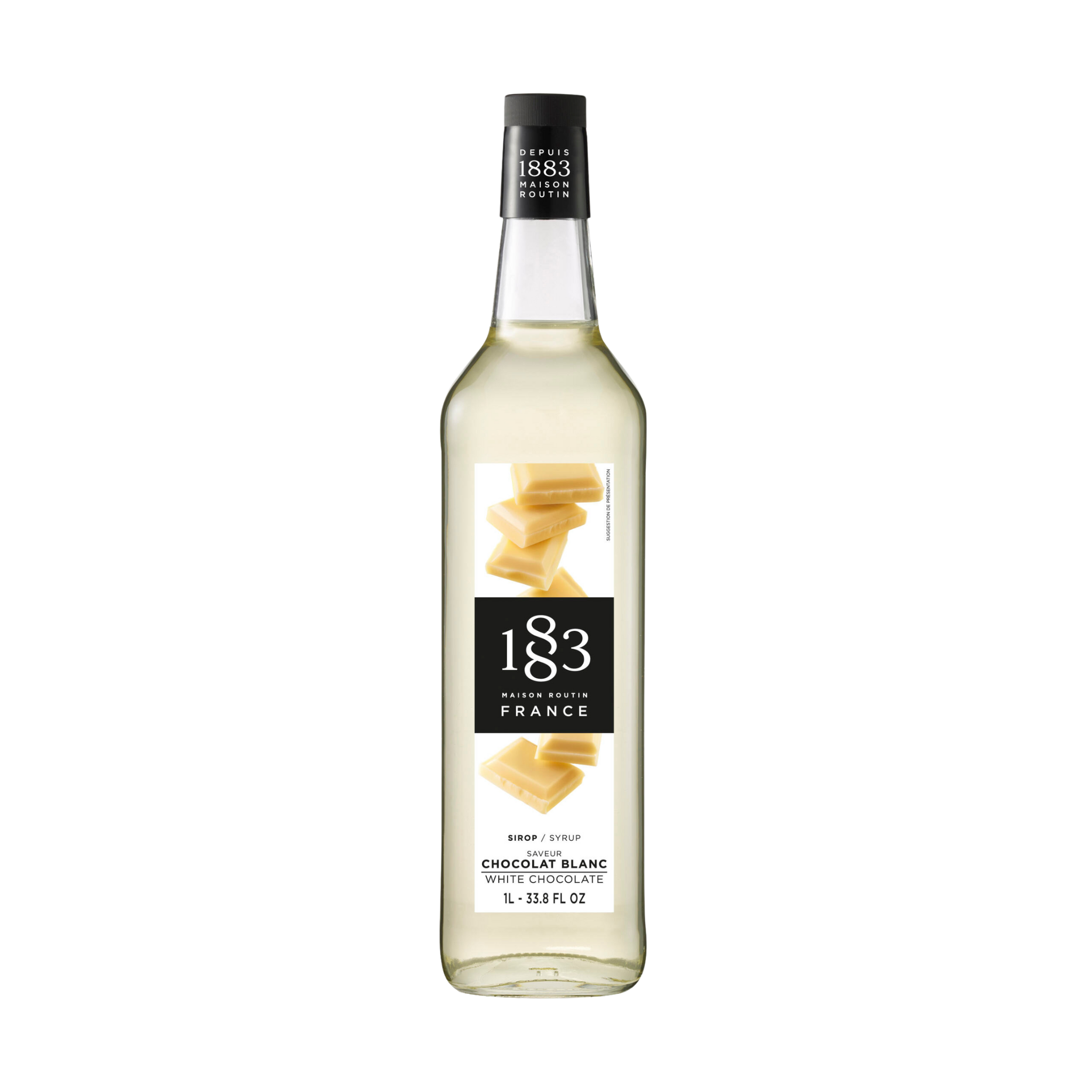 1883 White Chocolate Syrup - Creamy and Decadent Flavor for Your