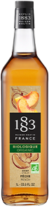 1883 Organic Peach Syrup