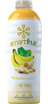 Sunny Banana SmartFruit smoothie mix 48-oz bottle